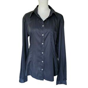 DOLCE & GABANNA Women's Black Button Down Shirt Size 32 or a US size 2 / 4
